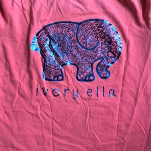 Ivory Ella; Coral t-shirt